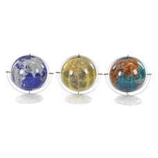 Latitude Run Modern and Marble Pop Art Globe LDER7146